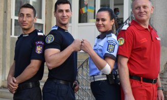 Ziua Mondială a Donatorului de sânge. Polițiștii, pompierii și jandarmii clujeni au donat sânge